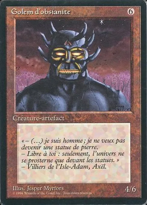 Obsianus Golem · Foreign Black Border 268/307