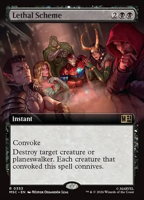 Lethal Scheme · Marvel Super Heroes Commander 353/9