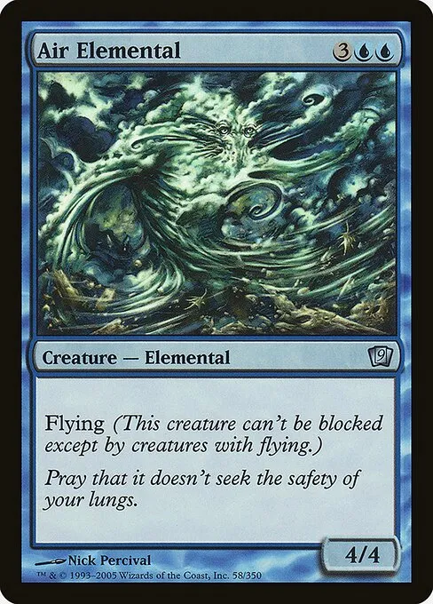 Air Elemental · Ninth Edition 58★/710