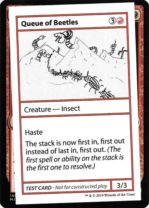 Queue of Beetles · Mystery Booster Playtest Cards 2021 61/121