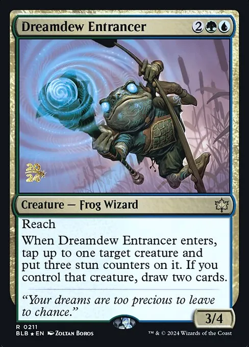 Dreamdew Entrancer · Bloomburrow Promos 211s/160