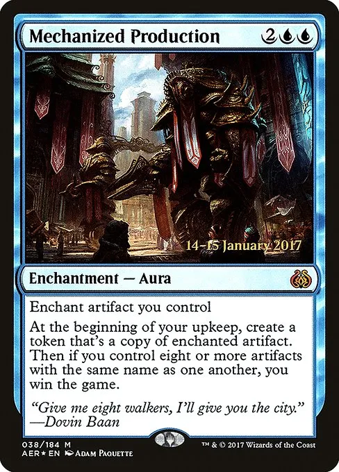 Mechanized Production · Aether Revolt Promos 38s/65