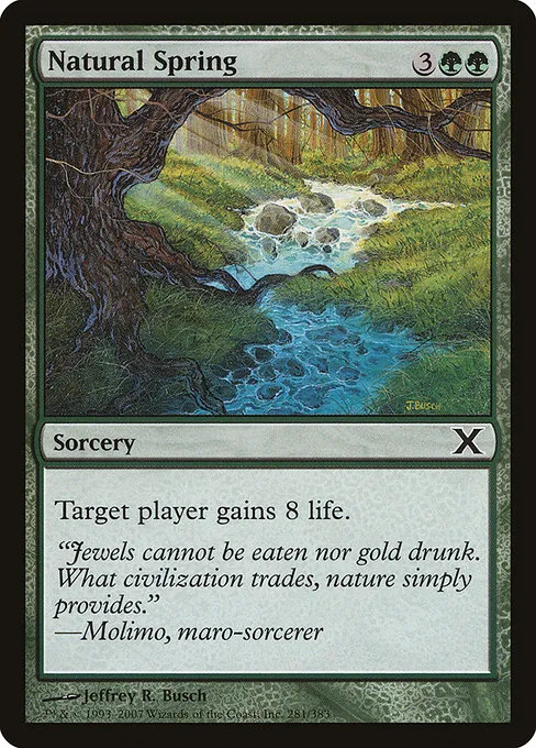 Natural Spring · Tenth Edition 281/510
