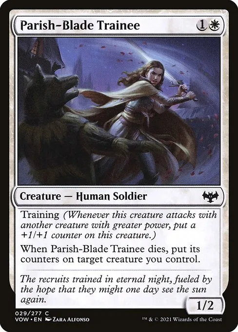 Parish-Blade Trainee · Innistrad: Crimson Vow 29/423