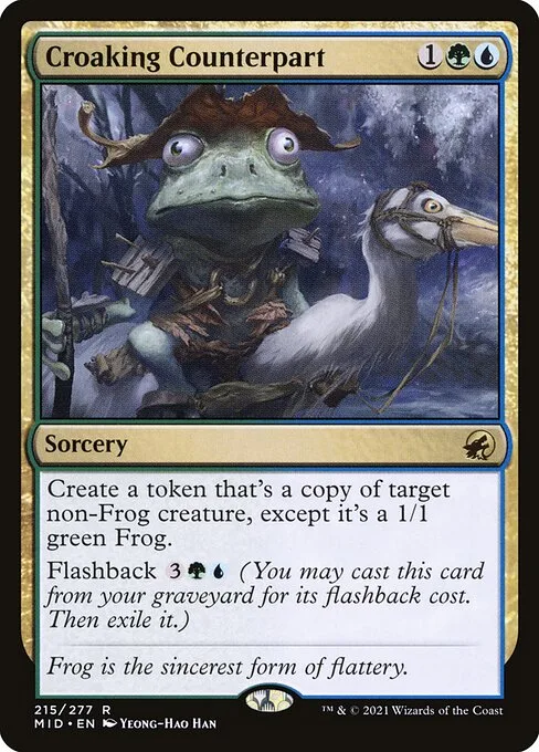 Croaking Counterpart · Innistrad: Midnight Hunt 215/399