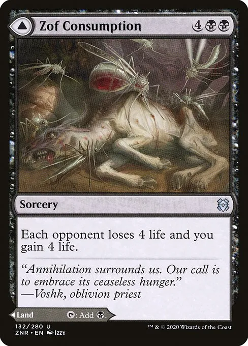 Zof Consumption // Zof Bloodbog · Zendikar Rising 132/407