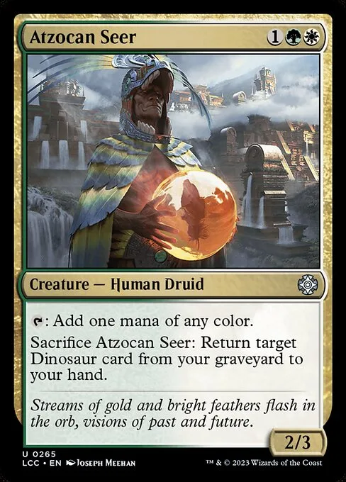 Atzocan Seer · The Lost Caverns of Ixalan Commander 265/370