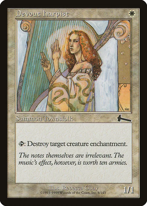 Devout Harpist · Urza's Legacy 6/143