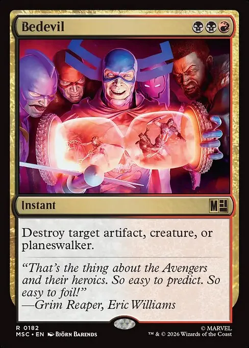 Bedevil · Marvel Super Heroes Commander 182/9