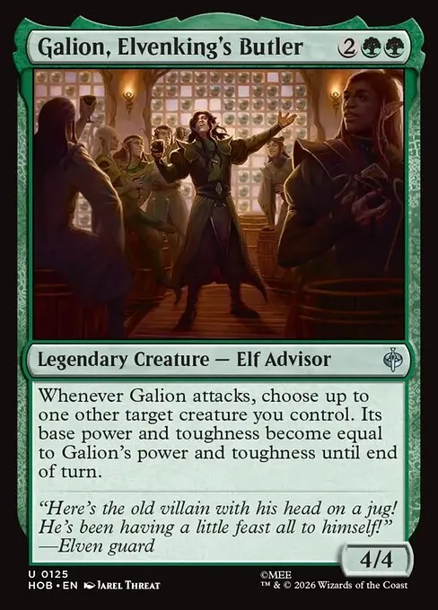 Galion, Elvenking's Butler · The Hobbit 125/39