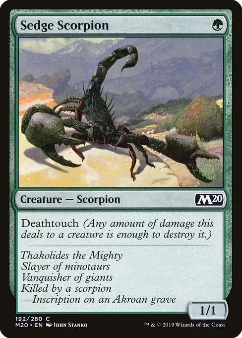 Sedge Scorpion · Core Set 2020 192/346