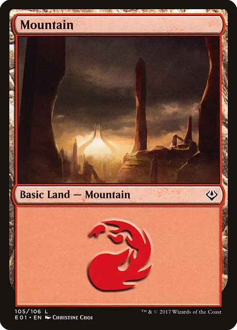 Mountain · Archenemy: Nicol Bolas 105/106