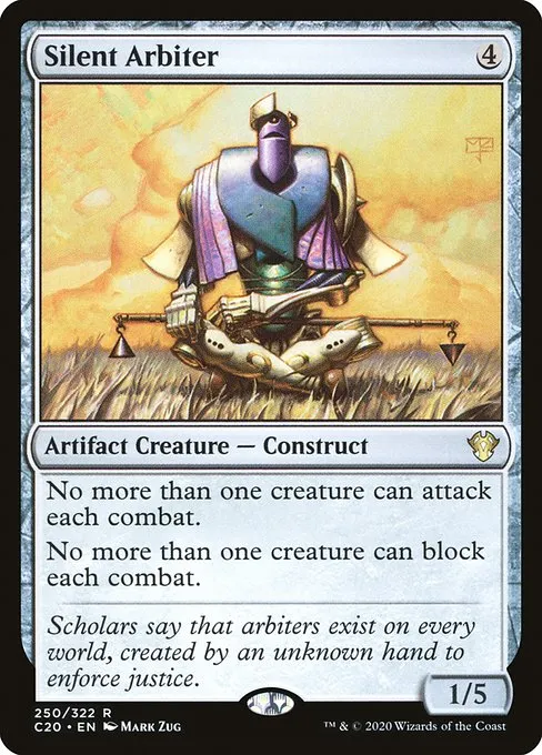 Silent Arbiter · Commander 2020 250/322