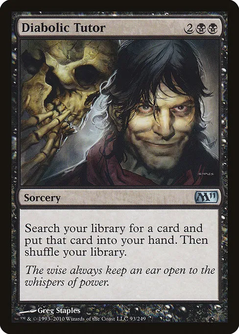 Diabolic Tutor · Magic 2011 93/249