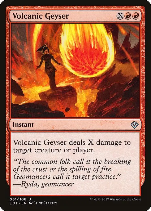 Volcanic Geyser · Archenemy: Nicol Bolas 61/106