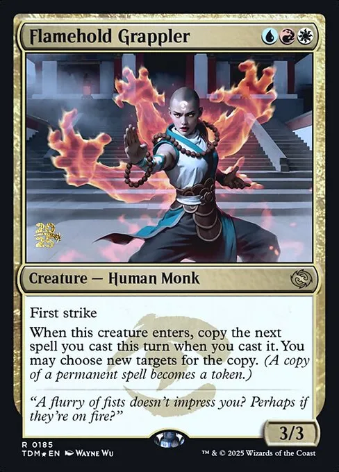 Flamehold Grappler · Tarkir: Dragonstorm Promos 185s/160