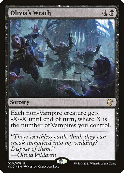 Olivia's Wrath · Crimson Vow Commander 20/188