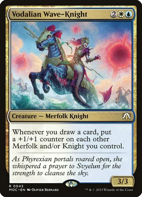 Vodalian Wave-Knight · March of the Machine Commander 43/450