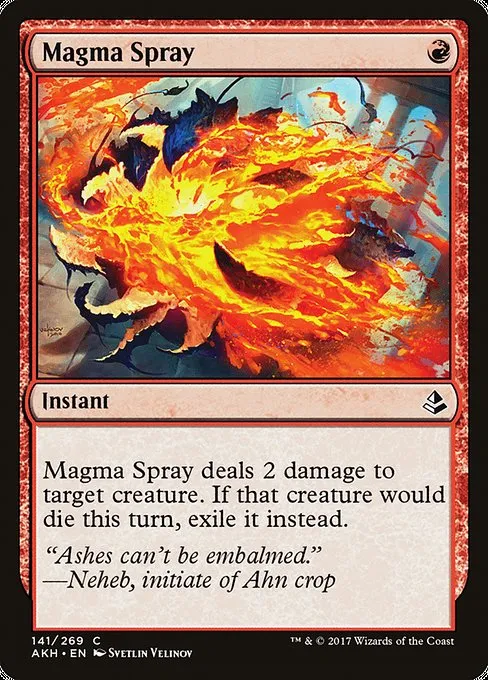 Magma Spray · Amonkhet 141/287