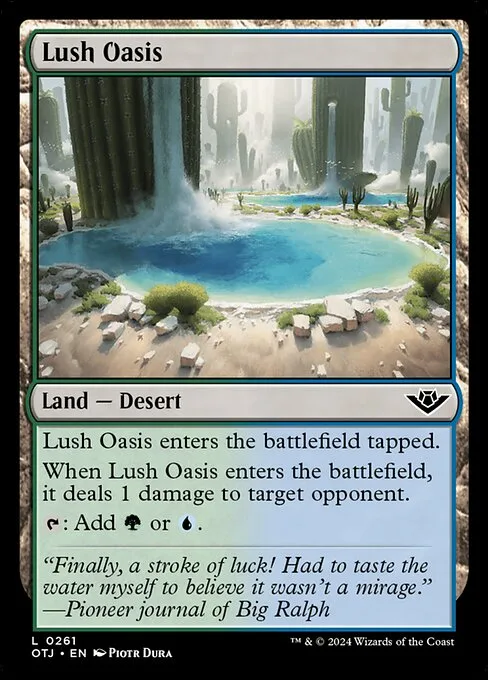Lush Oasis · Outlaws of Thunder Junction 261/374