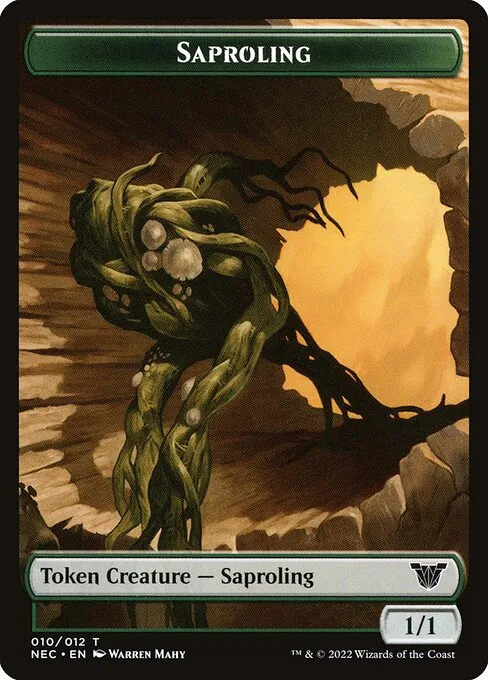 Saproling · Neon Dynasty Commander Tokens 10/12