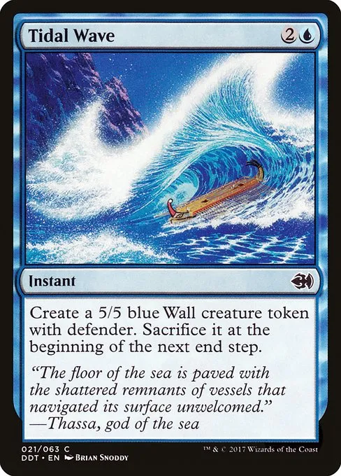Tidal Wave · Duel Decks: Merfolk vs. Goblins 21/63