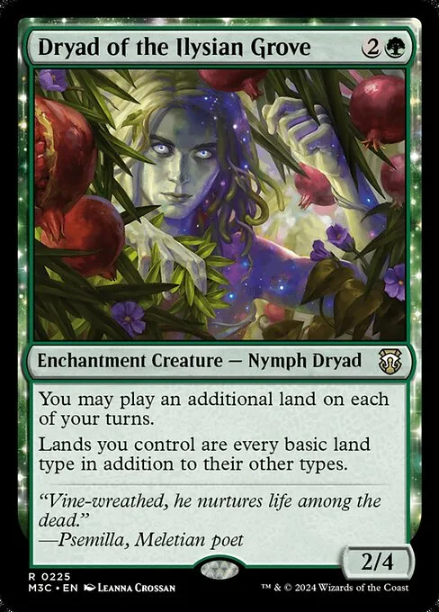 Dryad of the Ilysian Grove · Modern Horizons 3 Commander 225/398