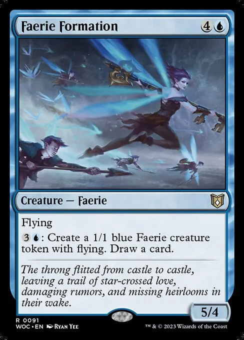 Faerie Formation · Wilds of Eldraine Commander 91/173