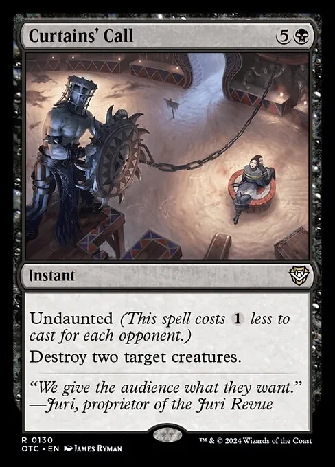 Curtains' Call · Outlaws of Thunder Junction Commander 130/342