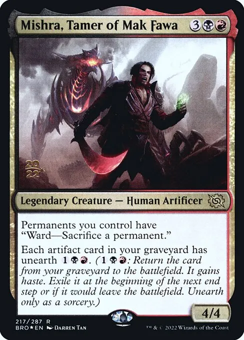 Mishra, Tamer of Mak Fawa · The Brothers' War Promos 217s/171