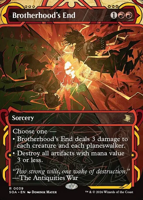 Brotherhood's End · Secrets of Strixhaven Mystical Archive 39/195
