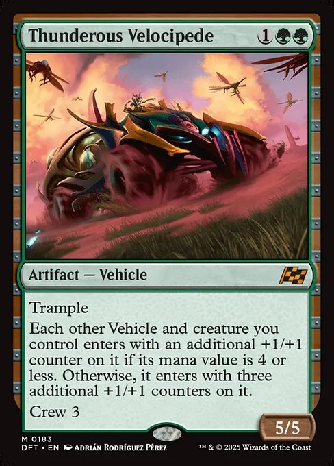 Thunderous Velocipede · Aetherdrift 183/553