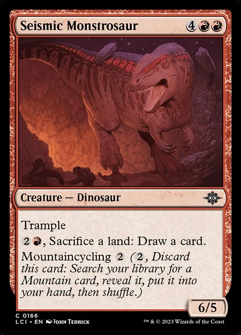 Seismic Monstrosaur · The Lost Caverns of Ixalan 166/416