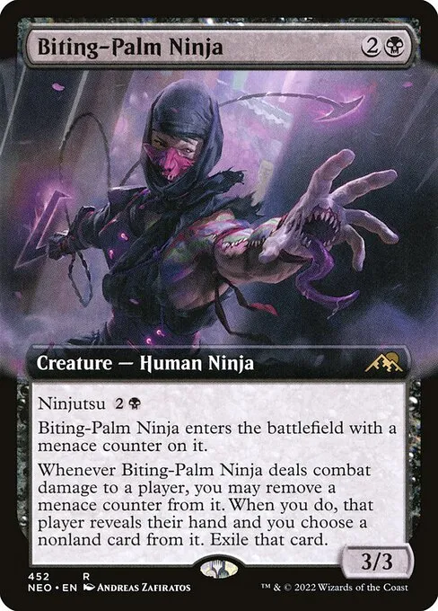 Biting-Palm Ninja · Kamigawa: Neon Dynasty 452/531