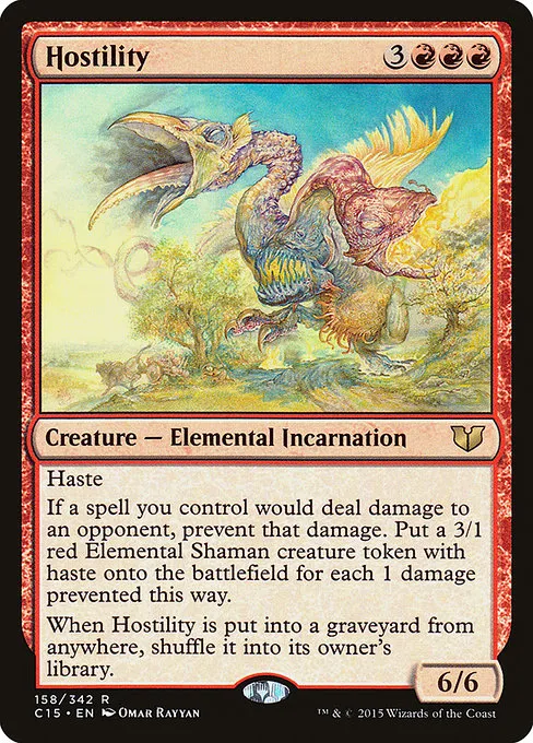 Hostility · Commander 2015 158/342