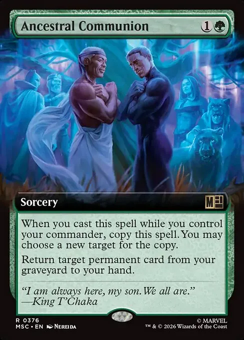 Ancestral Communion · Marvel Super Heroes Commander 376/9