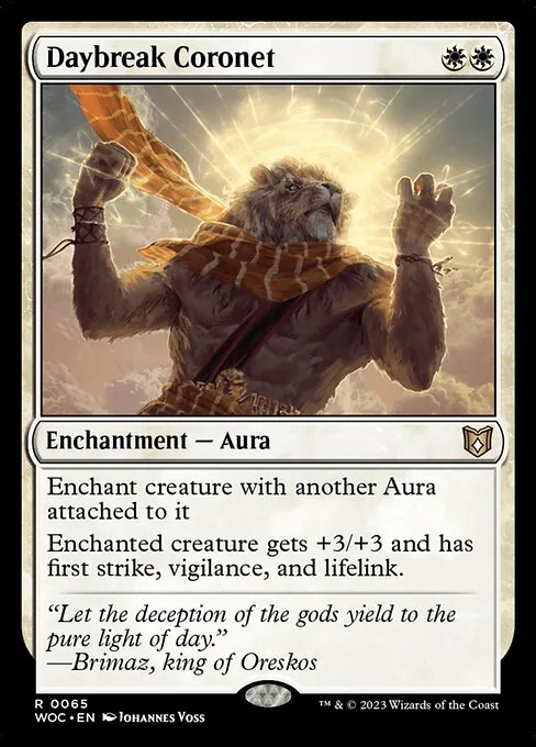 Daybreak Coronet · Wilds of Eldraine Commander 65/173