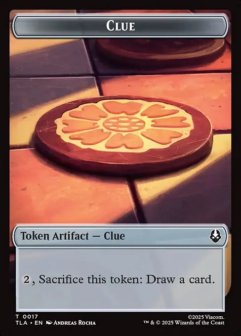 Clue · Avatar: The Last Airbender Tokens 17/22
