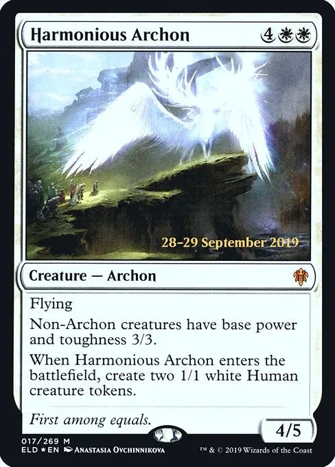 Harmonious Archon · Throne of Eldraine Promos 17s/138