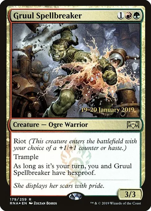 Gruul Spellbreaker · Ravnica Allegiance Promos 179s/81
