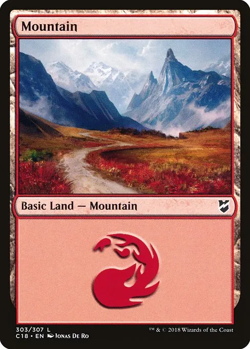 Mountain · Commander 2018 303/307