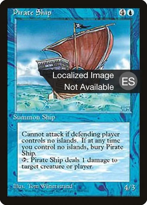 Pirate Ship · Fourth Edition Foreign Black Border 91/378