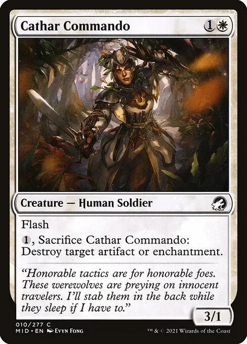 Cathar Commando · Innistrad: Midnight Hunt 10/399