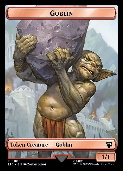 Goblin · Tales of Middle-earth Commander Tokens 8/15