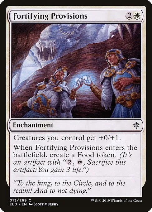 Fortifying Provisions · Throne of Eldraine 13/398