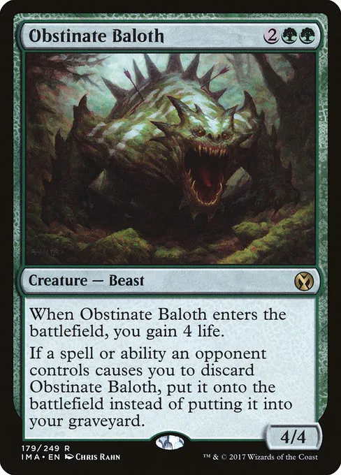 Obstinate Baloth · Iconic Masters 179/249