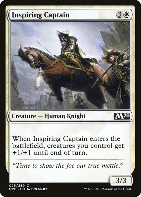Inspiring Captain · Core Set 2020 25/346