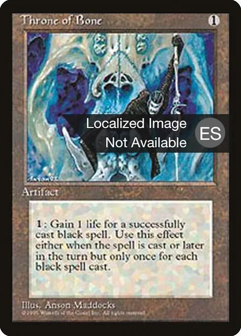 Throne of Bone · Fourth Edition Foreign Black Border 353/378