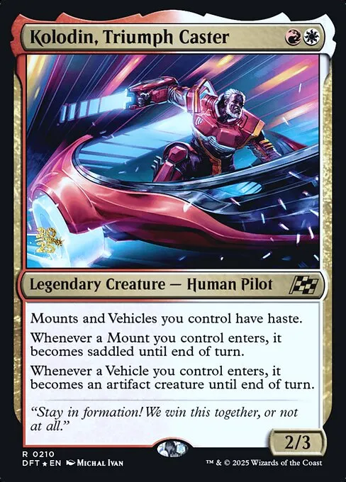 Kolodin, Triumph Caster · Aetherdrift Promos 210s/160
