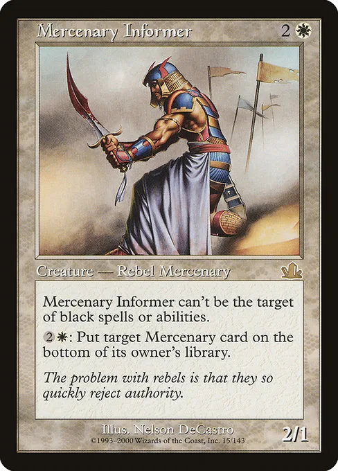 Mercenary Informer · Prophecy 15/144